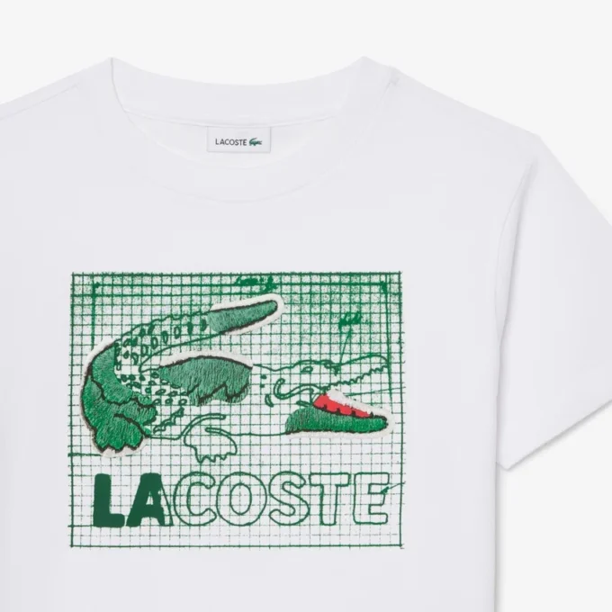 Camiseta de algodón con estampado gráfico
