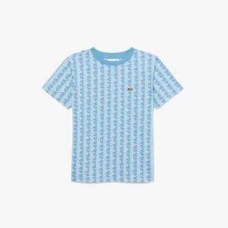Camiseta de algodón con monograma
