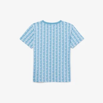 Camiseta de algodón con monograma
