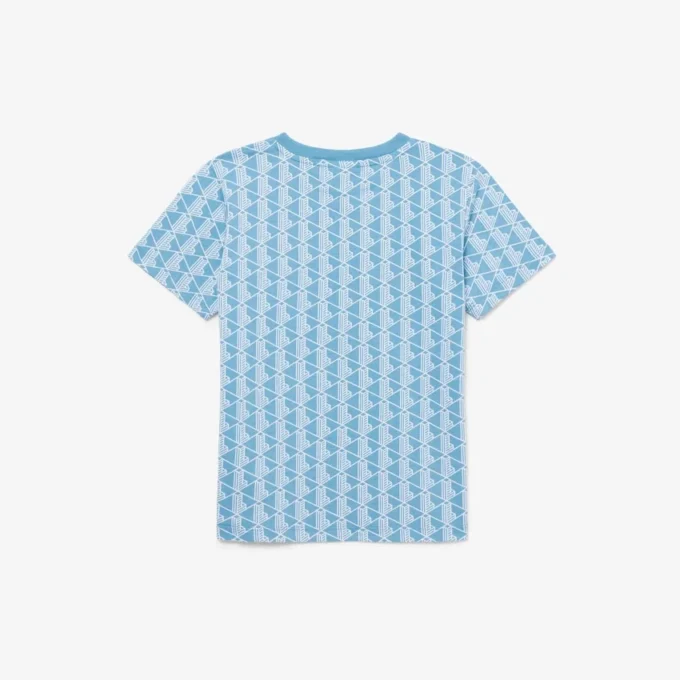 Camiseta de algodón con monograma