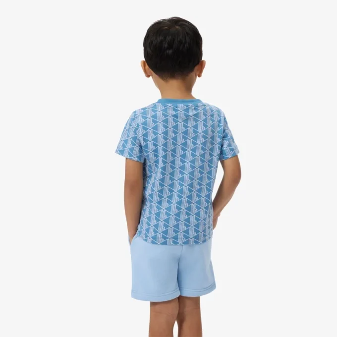 Camiseta de algodón con monograma