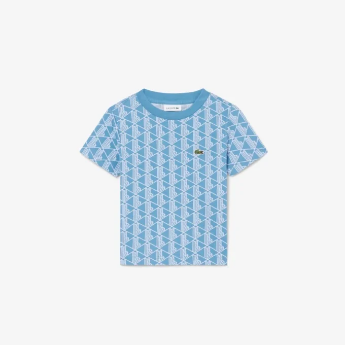 Camiseta de algodón con monograma