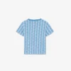 Camiseta de algodón con monograma
