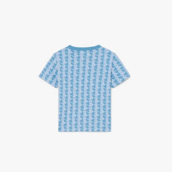 Camiseta de algodón con monograma