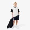 Camiseta de algodón con ribetes en contraste