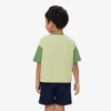 Camiseta de algodón con ribetes en contraste