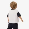 Camiseta de algodón con ribetes en contraste