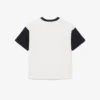 Camiseta de algodón con ribetes en contraste