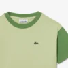Camiseta de algodón con ribetes en contraste