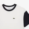 Camiseta de algodón con ribetes en contraste