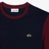 Camiseta de algodón de corte regular para hombre con bloques de color