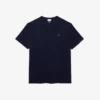 Camiseta de algodón de cuello redondo de corte amplio para hombre