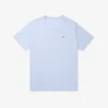 Camiseta de algodón de cuello redondo de corte amplio para hombre