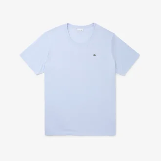 Camiseta de algodón de cuello redondo de corte amplio para hombre