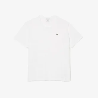 Camiseta de algodón de cuello redondo de corte amplio para hombre