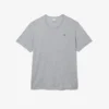 Camiseta de algodón de cuello redondo de corte amplio para hombre