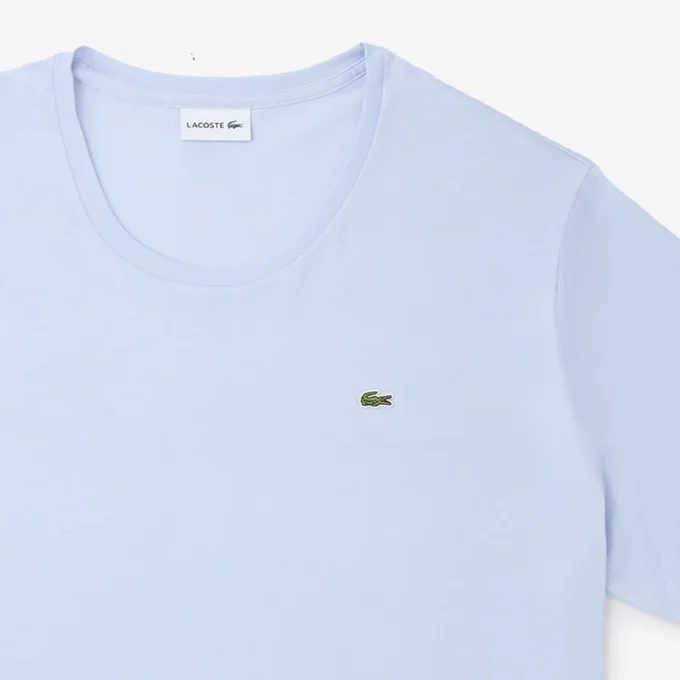 Camiseta de algodón de cuello redondo de corte amplio para hombre