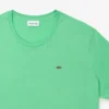 Camiseta de algodón de cuello redondo de corte amplio para hombre