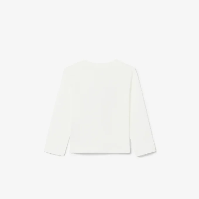 Camiseta de algodón de manga larga