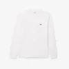 Camiseta de algodón de manga larga para hombre