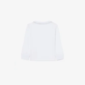 Camiseta de algodón de manga larga para niño