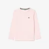 Camiseta de algodón de manga larga para niño