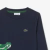Camiseta de algodón de manga larga para niño