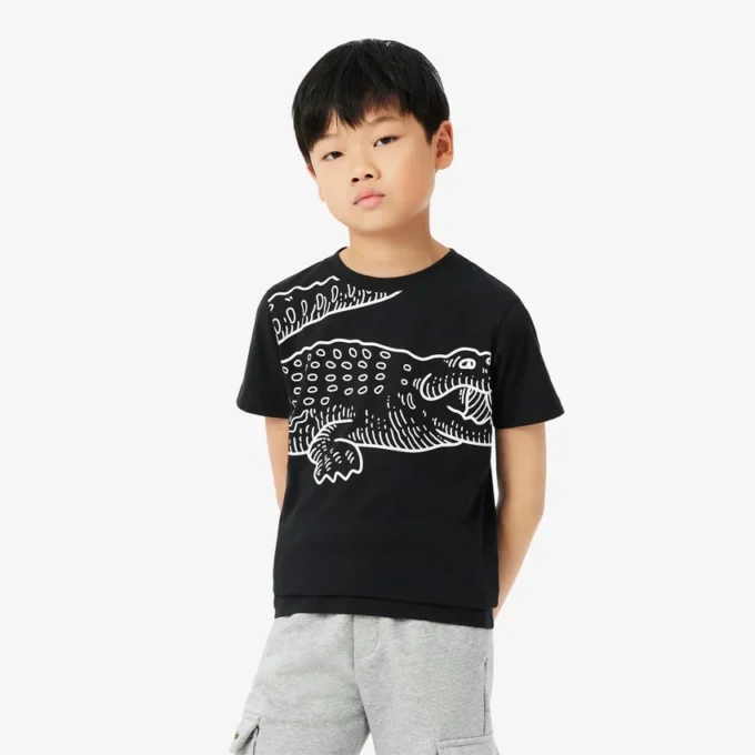 Camiseta de algodón estampada