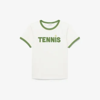 Camiseta de algodón estampada