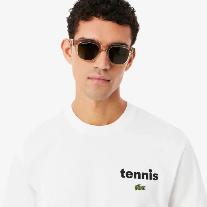 Camiseta de algodón estampada