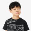 Camiseta de algodón estampada