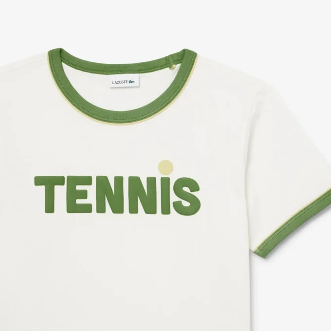 Camiseta de algodón estampada