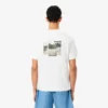 Camiseta de algodón estampada