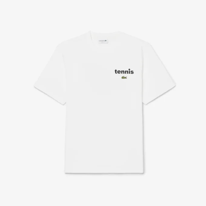 Camiseta de algodón estampada