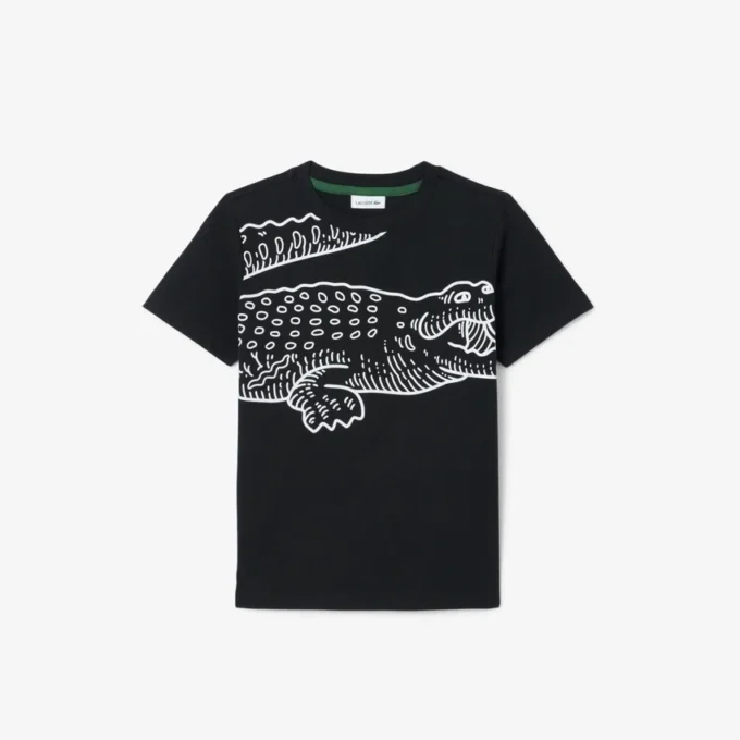 Camiseta de algodón estampada