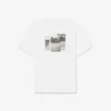 Camiseta de algodón estampada