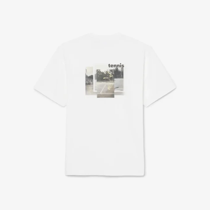 Camiseta de algodón estampada