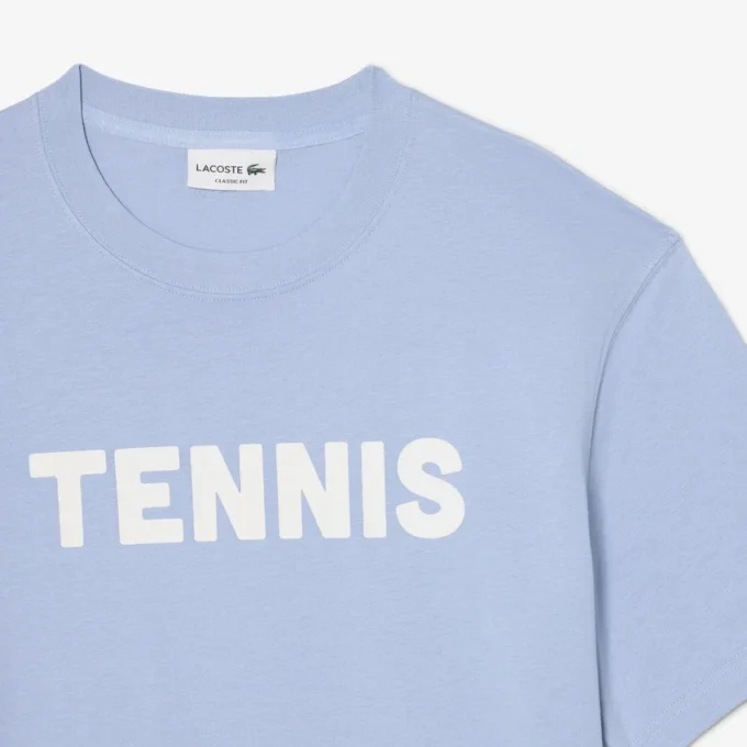 Camiseta de algodón estampada