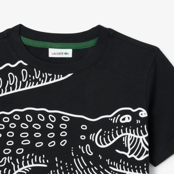 Camiseta de algodón estampada