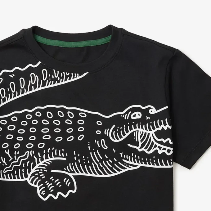 Camiseta de algodón estampada