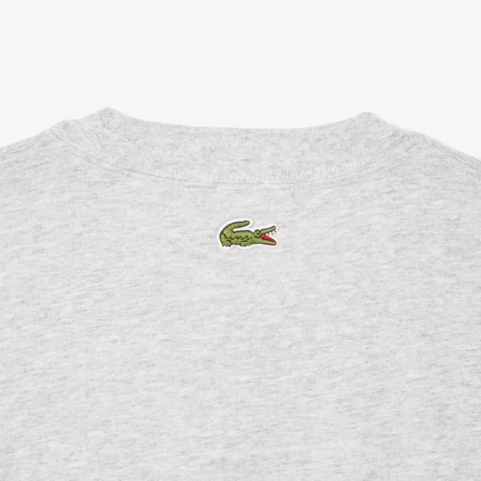 Camiseta de algodón estampada de corte clásico para hombre