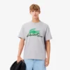 Camiseta de algodón estampada para hombre