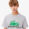 Camiseta de algodón estampada para hombre