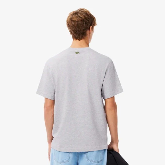 Camiseta de algodón estampada para hombre