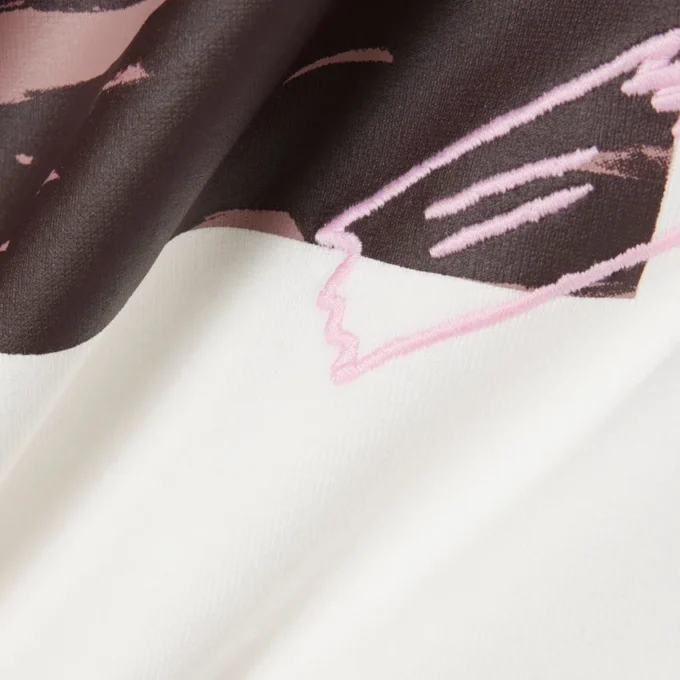 Camiseta de algodón estampada para niña