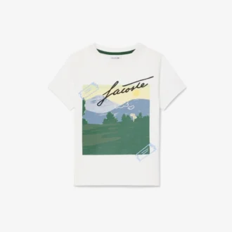 Camiseta de algodón estampada para niño