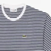 Camiseta de algodón grueso a rayas para hombre