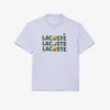 Camiseta de algodón grueso con estampado de pelotas para hombre