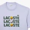 Camiseta de algodón grueso con estampado de pelotas para hombre