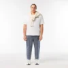 Camiseta de algodón grueso con estampado en la espalda para hombre